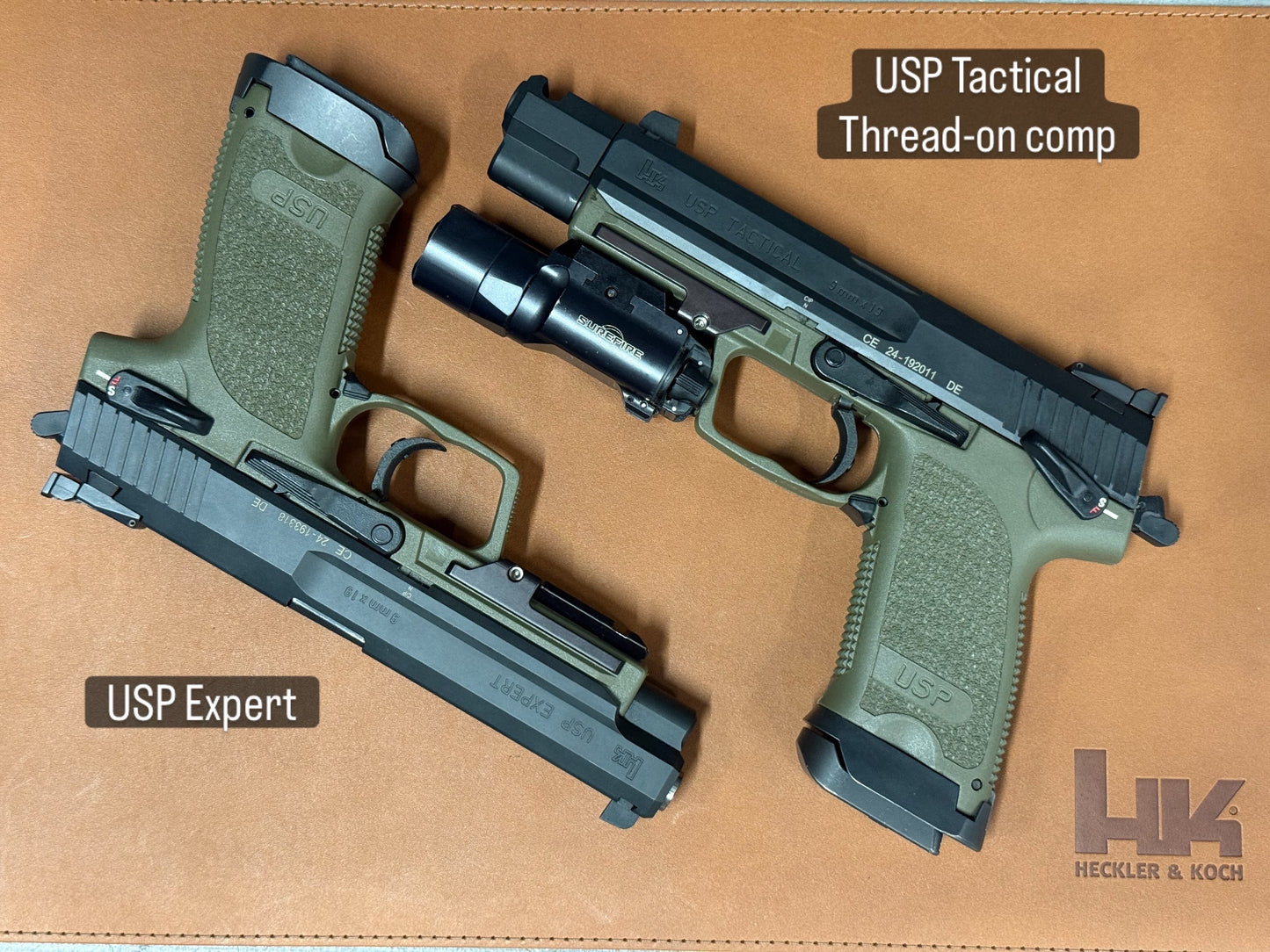 9mm USP Tactical thread-on compensator