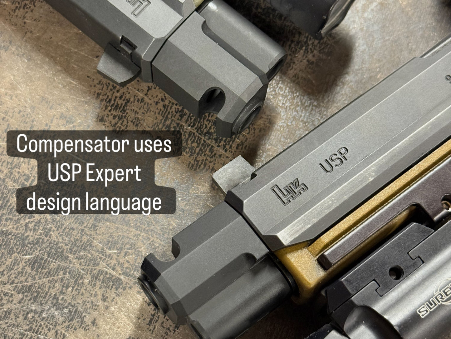 9mm USP Tactical thread-on compensator