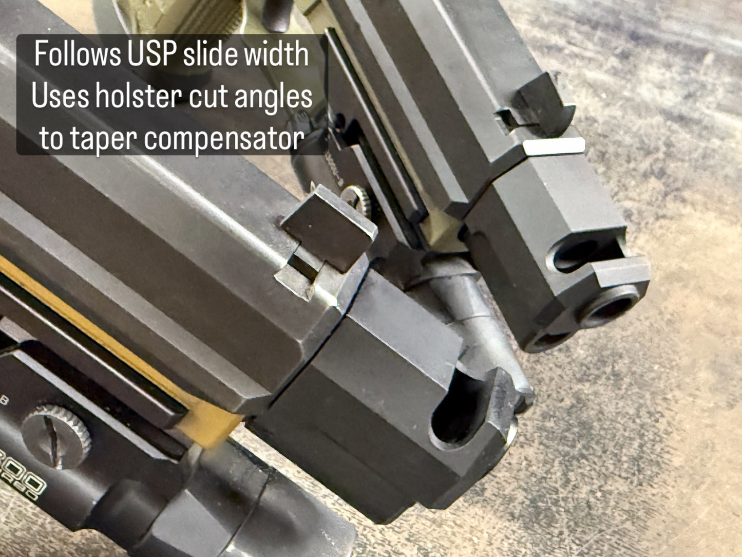 9mm USP Tactical thread-on compensator