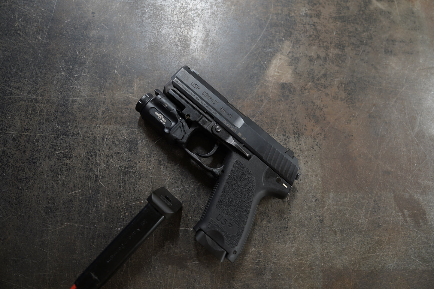 Steel baseplates for Heckler and Koch 9mm and .40 Cal steel magazine bodies