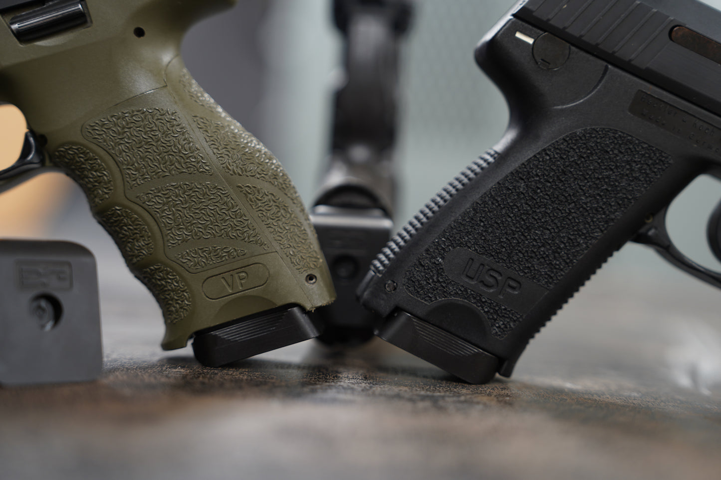 Steel baseplates for Heckler and Koch 9mm and .40 Cal steel magazine bodies