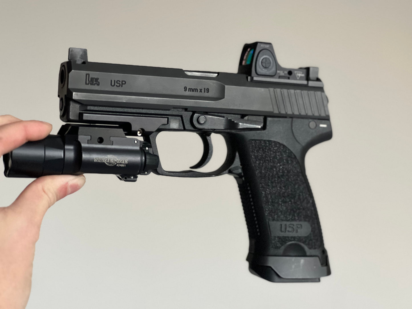 MR09 reproduction flashlight adapter for H&K USP full size – Wicked ...